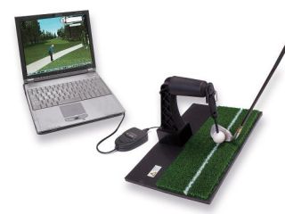 QMotions Indoor Golf Simulator Full Motion PC Game w/ Tiger Woods PGA