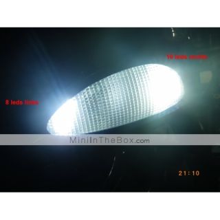 EUR € 2.47   3528 SMD 16 geleide 1.68w 48lm wit licht auto lamp (DC