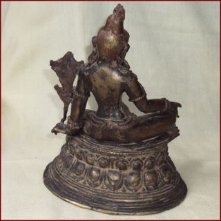 Lovely Gilded Copper Statue of God of Rain Indra Nepal