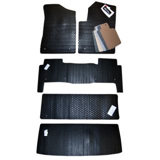 2013 Infiniti JX35 ALL WEATHER Floor Cargo Mats Set Black Tan Grey