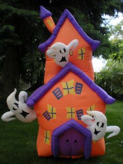 Airblown Inflatable Gemmy Halloween Haunted House Ghosts Lighted