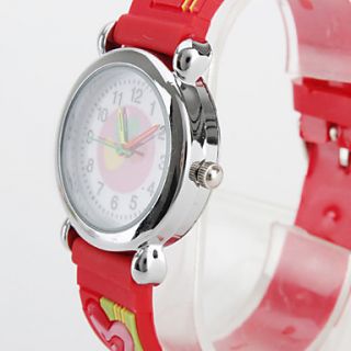 USD $ 3.49   Childrens Silicone Analog Quartz Wrist Watch (Multi