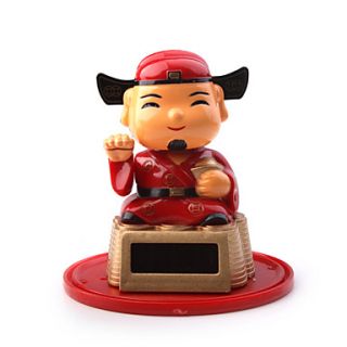 USD $ 5.49   Solar Figure   The Chinese Fortune God,