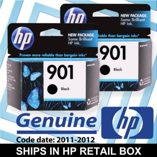 New Genuine HP901 901 Black Ink Combo HP Twin 2 Pack