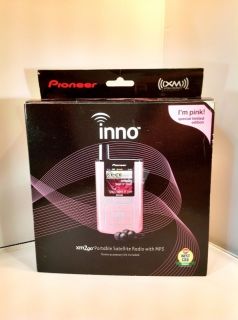 Pioneer Inno XM2go Portable Satellite Radio MP3 Player Pink