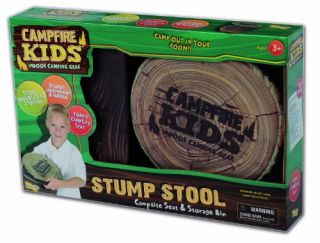 Insect Lore Camp Fire Kids Stump Stool
