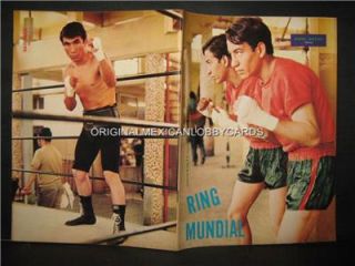 Angel Macias Photocover Mexican Boxing Magazine 1970