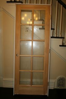 Prehung Interior French Style Wood Door 10 Lite 30 x 80