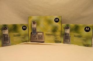 BRAND NEW Motorola C51 5.8 GHz Digital Cordless Phone + 2 Expansion