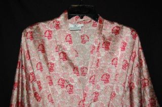Valentino Intimo  Oriental Print Kimono Robe Size