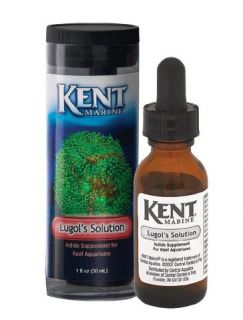 Kent Marine Lugols Solution Iodine Iodide Solution 1oz Bottle Free