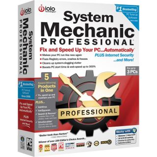 Iolo System Mechanic 10 Professional Pro 1 Year 3 PCS