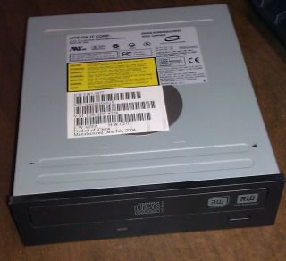 HP 8x DVD R 40x CD R Internal IDE Black Drive Lite on Sohw 822s