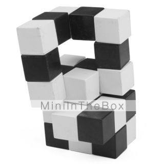 USD $ 5.89   3x3x3 Brain Teaser Magic IQ Snake Cube,