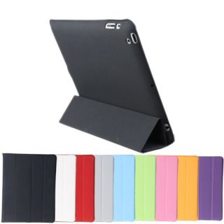 New iPad 2 Fullbody Smart Cover Slim Magnetic PU Leather Case Stand