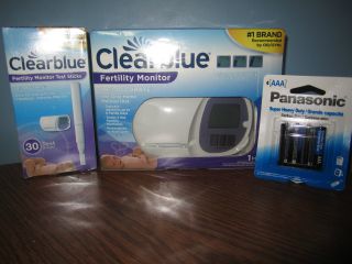New Clearblue Easy Fertility Monitor 30 Sticks 2014 11491001992916