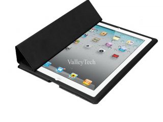 iPad 2 iPad 3 Smart Cover Magnetic Case Stand Black SC Protector