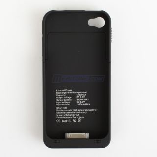 Artec iPower 600i 1900mAh Rechargeable Battery Case for iPhone 4 4S
