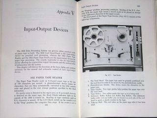1962 IBM 1620 Programming Concepts 368PGS Paper Tape Ferrite Core