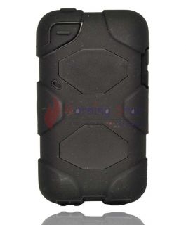 Alien Rugged Silicone Hard Plastic Case for iPod Touch 4 Black