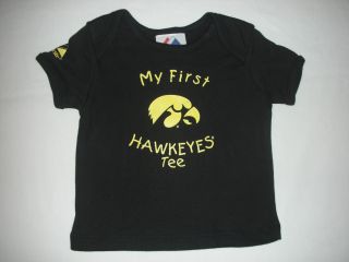 Iowa Hawkeyes Baby First Tee T Shirt 12 Mos