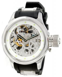 Invicta 1242 Mens Russian Diver Skeleton Dial Mechanical Watch
