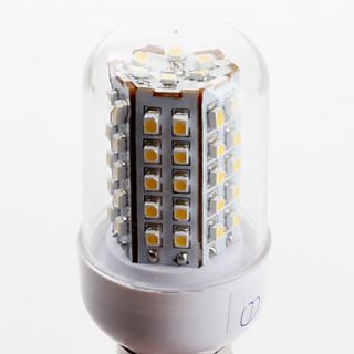 E27 66x3528 SMD 3.5W 430LM 2800 3200K Warm White Light LED Corn Bulb