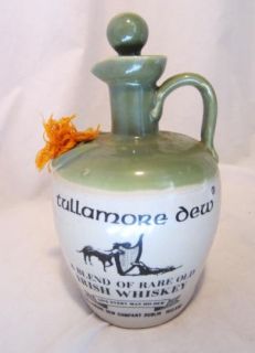 Tullamore Irish Whiskey Decanter Bottle Vintage