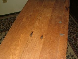 Vintage Wood Ironing Board Primitive Rustic 55 x 14 5 x 31