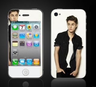iPhone 4 4S Justin Bieber Boyfriend Believe Skins #3 Never Say decals