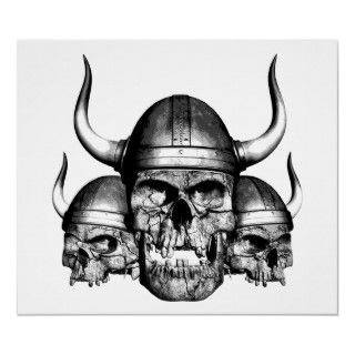 Viking Skulls Posters 