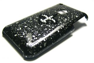 iPhone 3G s White Case Silversaint Crystal Fleur de Lis
