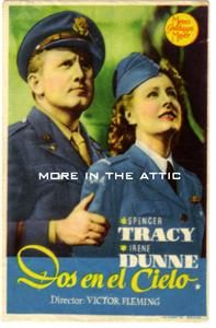 Spencer Tracy Irene Dunne A Guy Named Joe Orig Herald