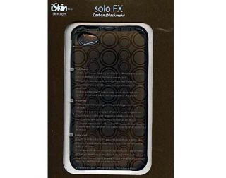 iSkin Solo FX SE Case for iPhone 4 Carbon Black New