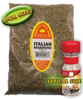 Italian Seasoning Refill Freshly Packed in Food Grade Heat SEALED