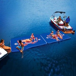 WOW Water Walkway Lake Island Lounge Raft Float Towable New