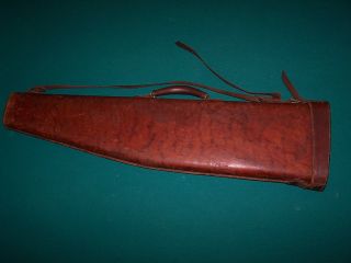Ithaca Featherlight Leather Shotgun Case Vintage No Issues and Sweet