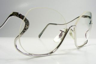  Rimless Wild Drop Temple Wire Rim Eyeglass Frames New 1980S