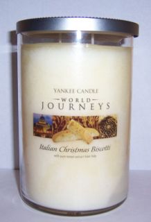   Candle World  Italian Christmas Biscotti 20oz Jar Tumbler