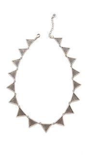 House of Harlow 1960 Crosshatched Triangle Collar Necklace