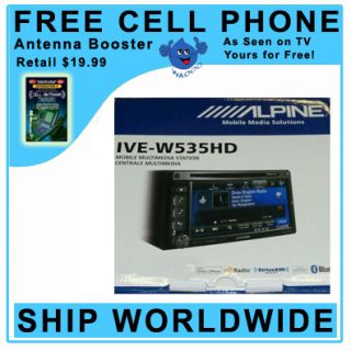 Alpine Ive W535HD 2 DIN 6 1 TV  WMA Built in Bluetooth HD Radio