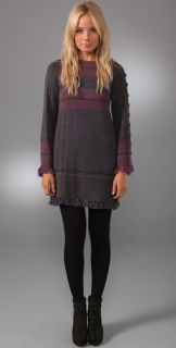 Nanette Lepore Tea n Tartan Plaid Sweater Dress