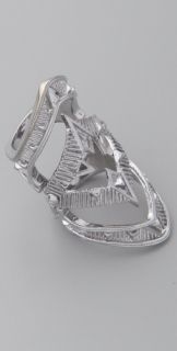 House of Harlow 1960 Armor Claw Ring