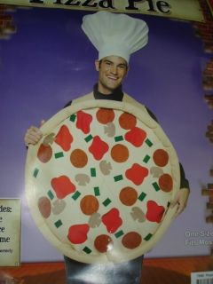  Men Pizza Pie Restaurant Costume Mascot OS Italian Food Unisex