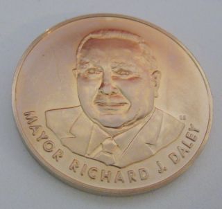 Mayor Richard J Daley Inauguration Chicago Commemorative Coin