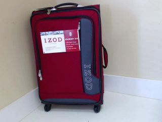 IZOD Luggage Journey 2 0 24 inch 4 Wheeled Expandable Upright Suitcase
