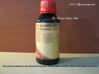 Ayurvedic Oil for Ringworm Itching Eczema Skin Diseases