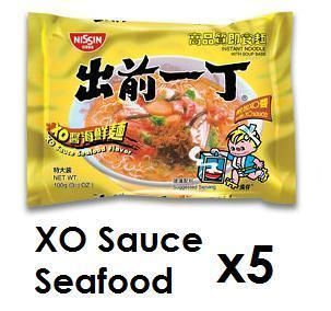 New SEALED 5 Bags Nissin Demae Ramen Itcho XO Source Seafood Instant