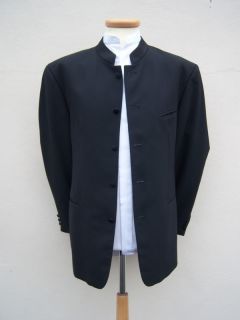 Mens Black Nehru Suit Jacket All Sizes 34 36 38 40 42