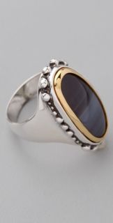 Elizabeth and James Oval Agate Ring